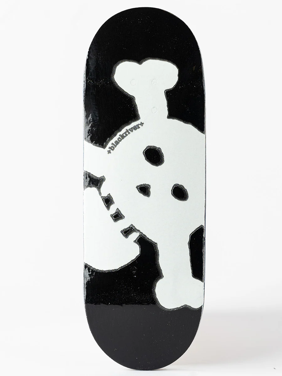 Blackriver Fingerboard Deck - GITD New Skull - Image 2