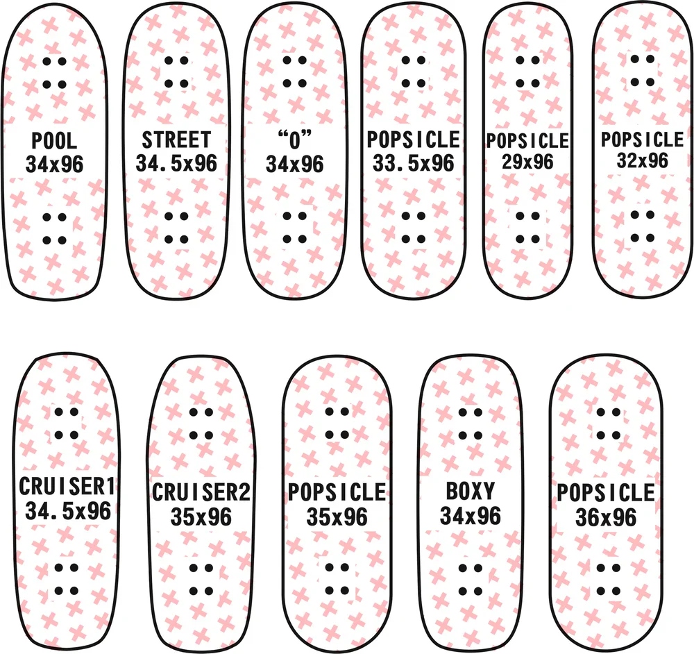 DK Real Wear Fingerboard Deck - Faces Blue Graphic - Image 3