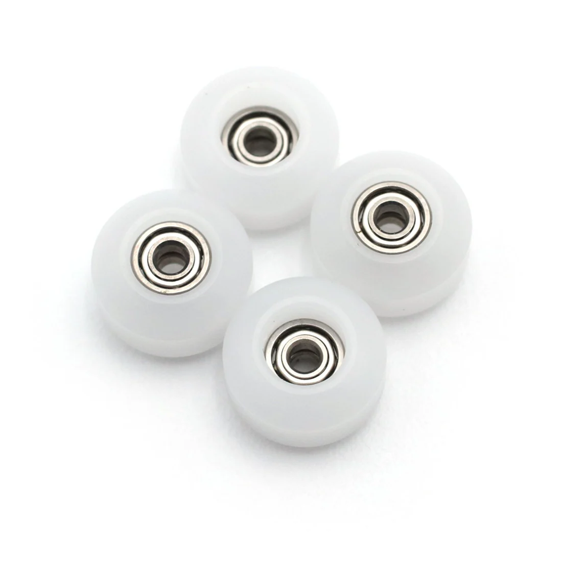 FlatFace Fingerboard G10 Dual Bearing Wheels - 60D Ultra - White