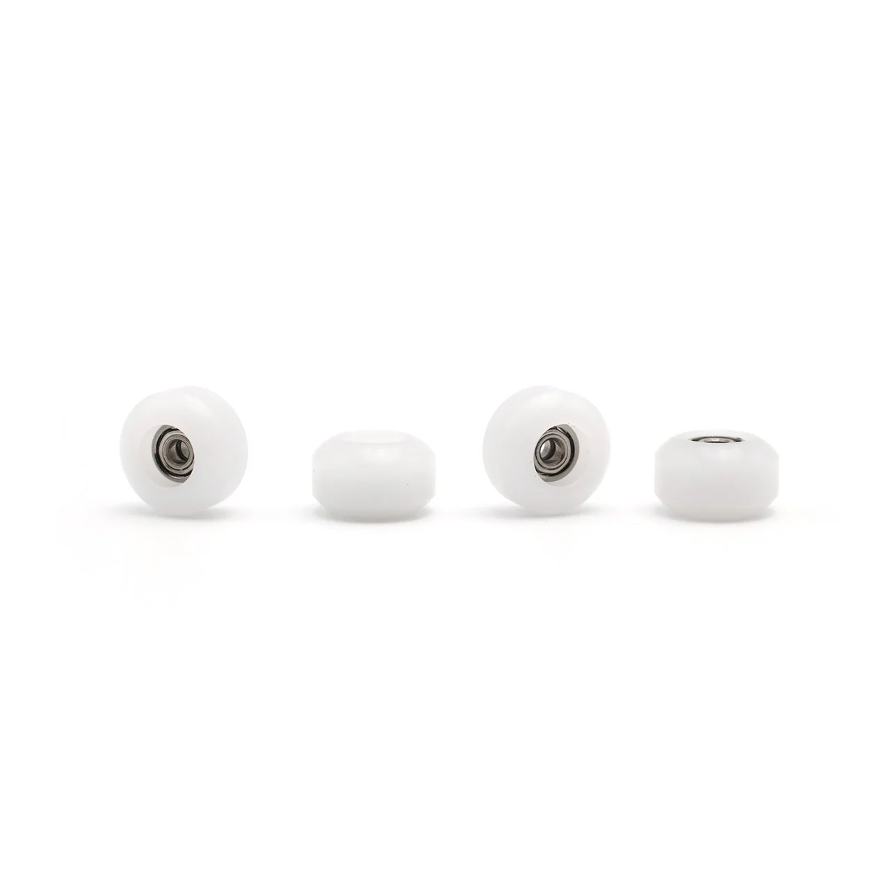 FlatFace Fingerboard G10 Dual Bearing Wheels - White - Image 2