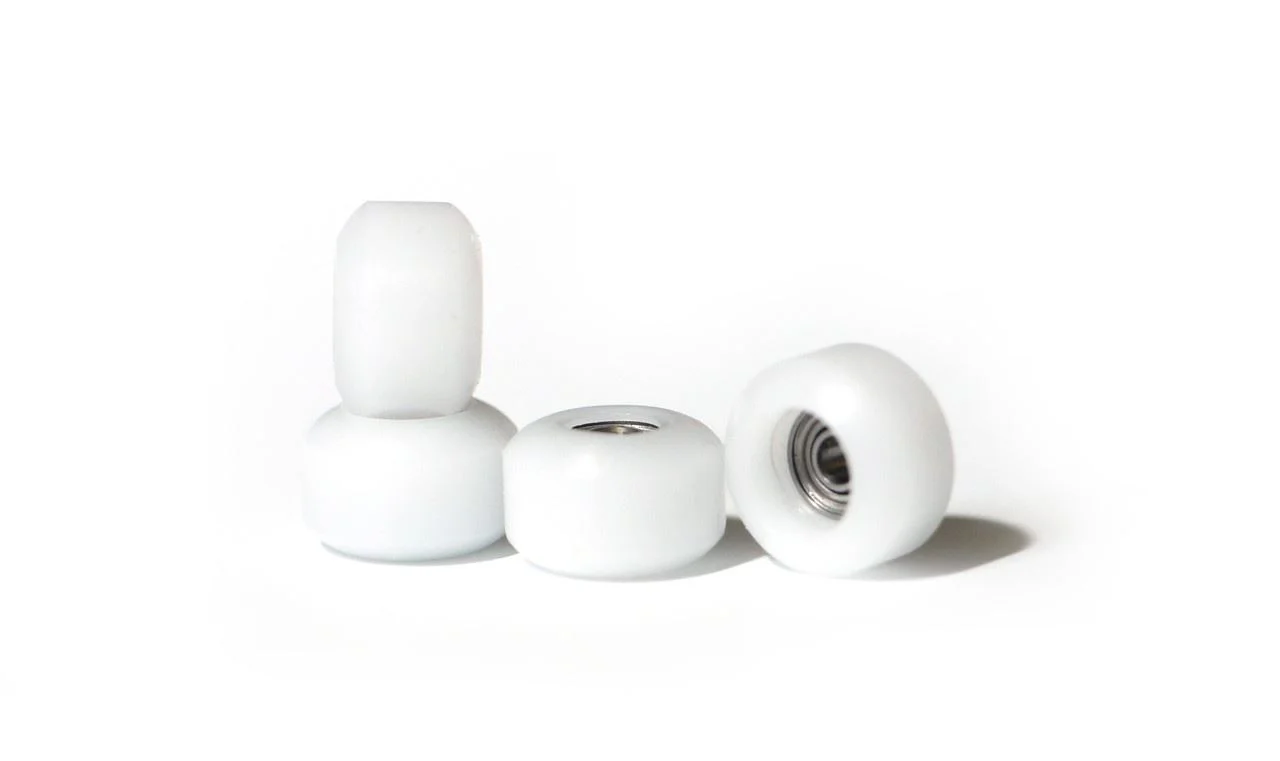FlatFace Fingerboard Street Wheels - White - Image 2
