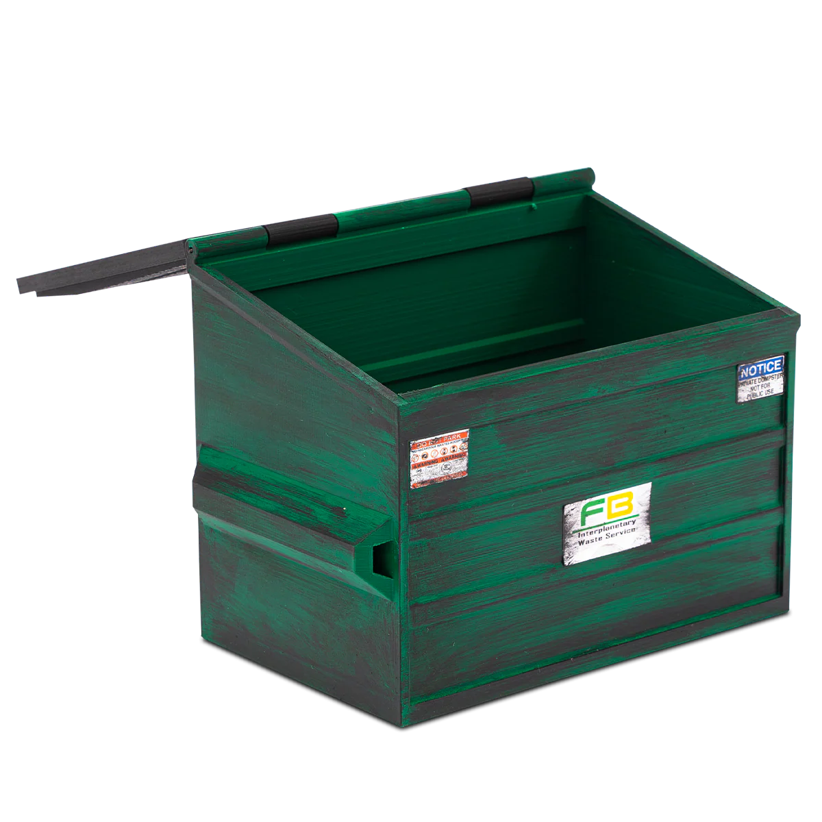 FutureBoundPrints Fingerboard Ramp - The Dumpster - Image 2