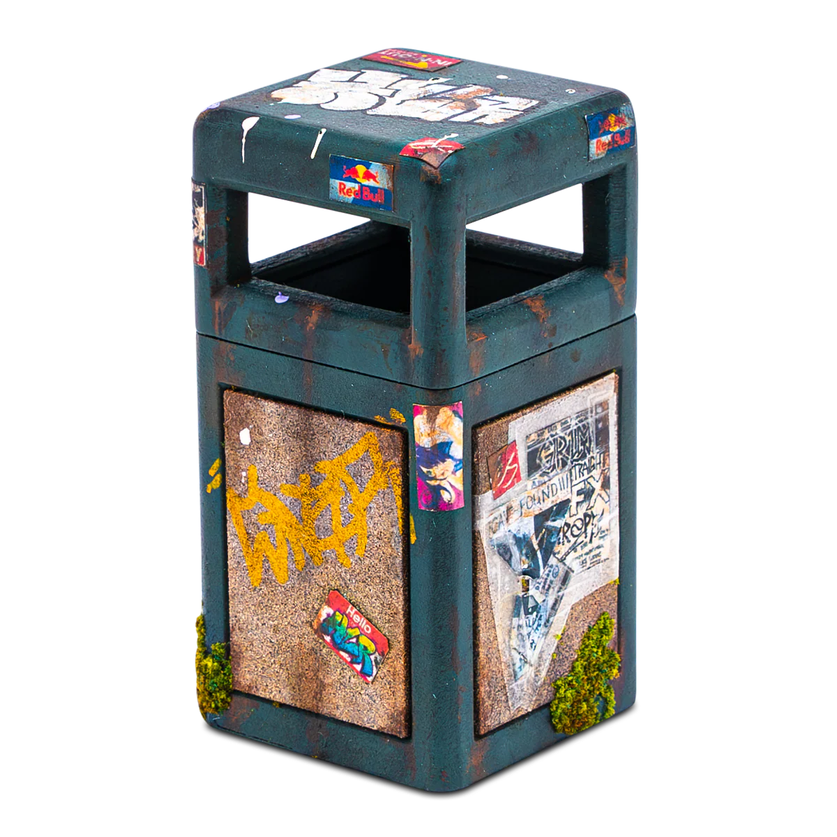 High Level Ramps Fingerboard Ramp - Trash Can 2.0 w/Lid - Image 2