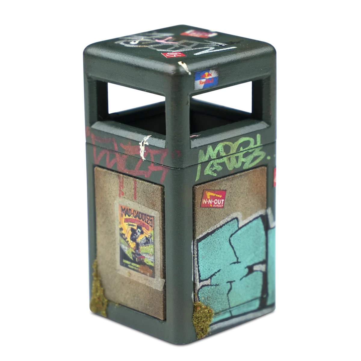 High Level Ramps Fingerboard Ramp - Trash Can 2.0 w/Lid - Image 3