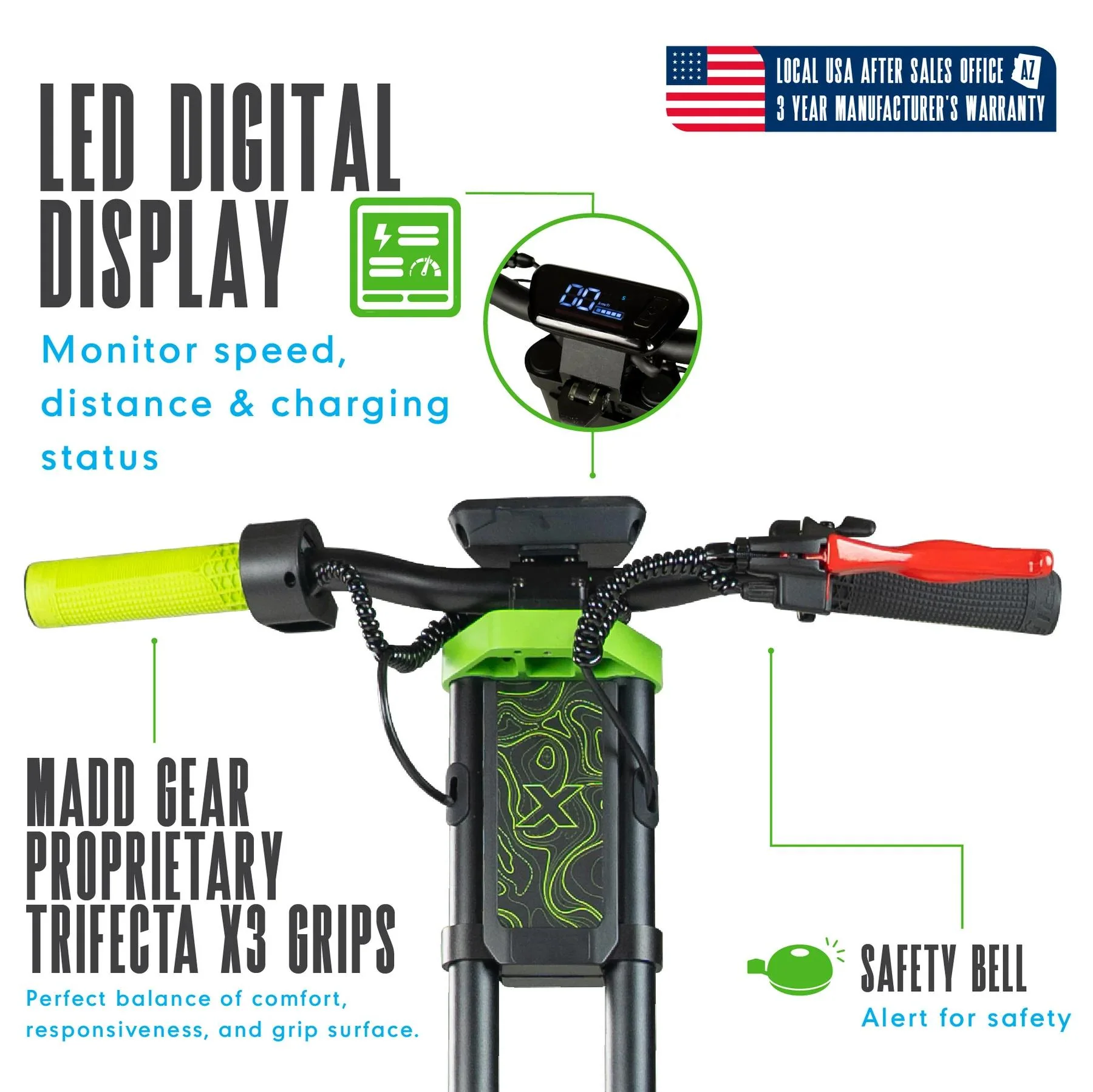 Madd Gear Terra X Electric Scooter - Image 4