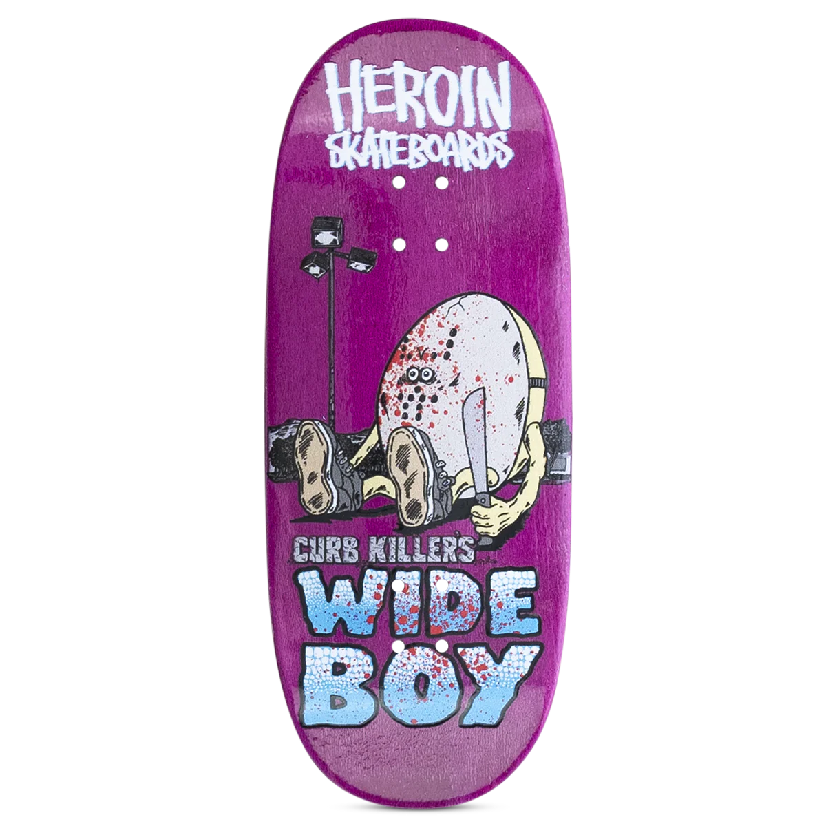 Maple Lab Fingerboard Deck - Curb Killer Wideboy - Image 2