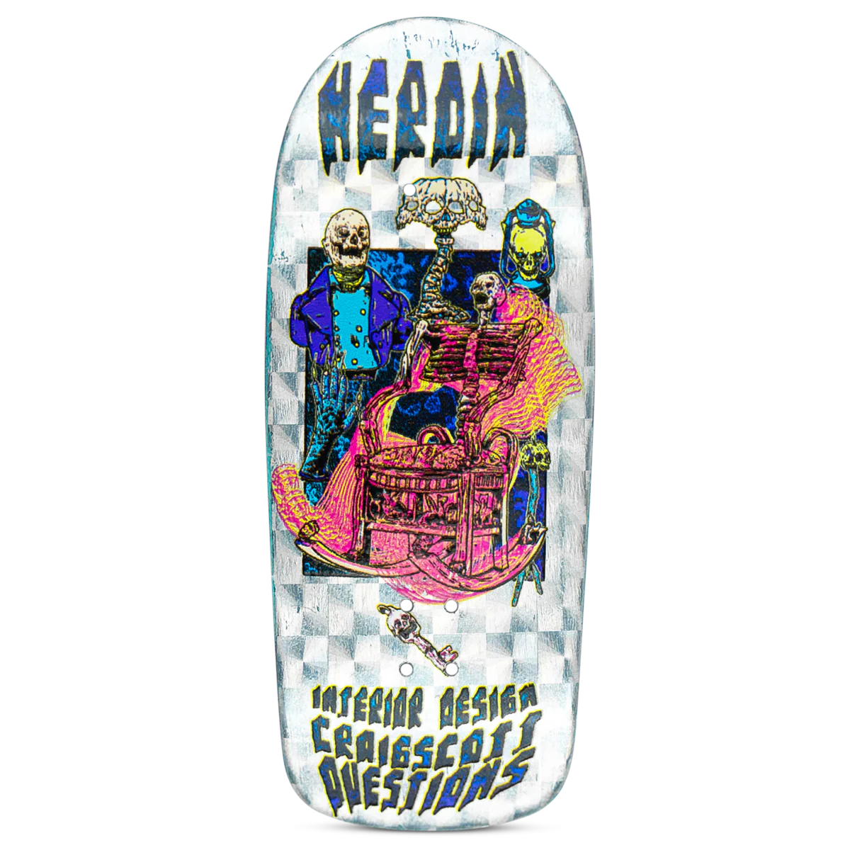 Maple Lab Fingerboard Deck - Craig Scott Questions Video City II Hellscape