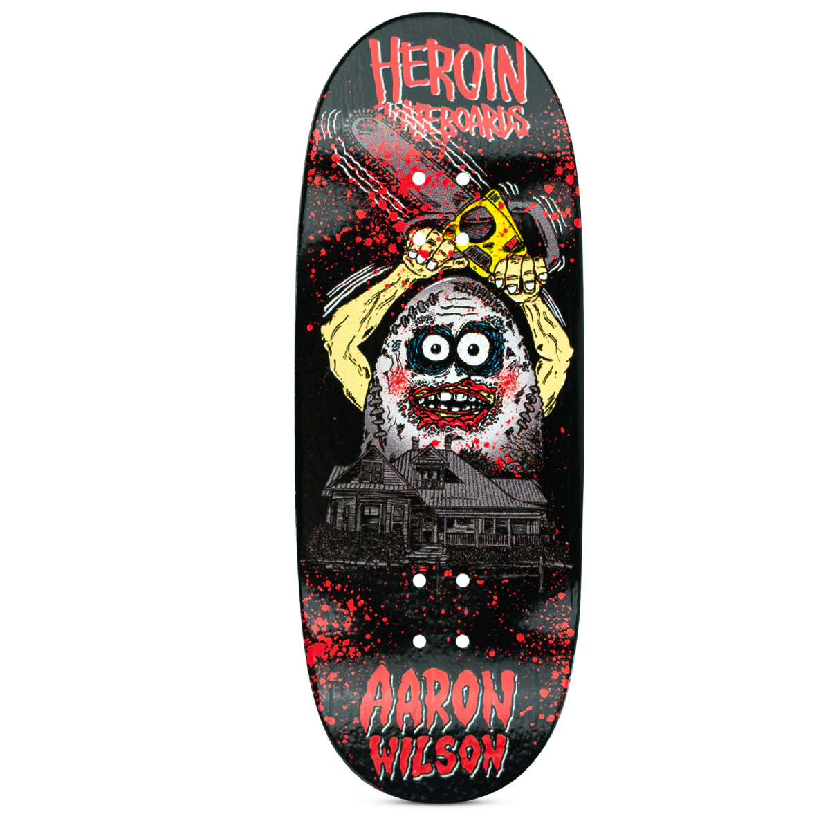 Maple Lab Fingerboard Deck - Teggxas Chainsaw