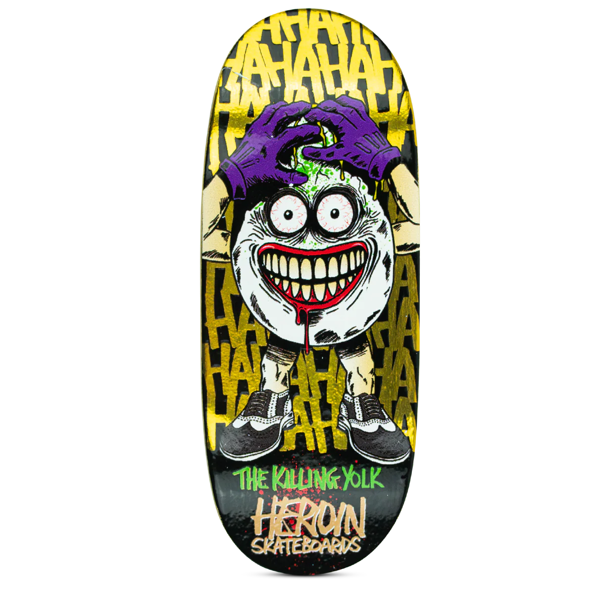 Maple Lab Fingerboard Deck - The Killing Yolk