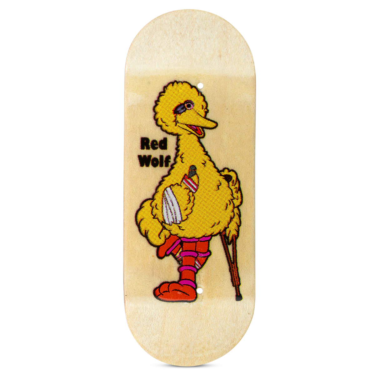 Red Wolf Fingerboard Deck - Big Bird - Image 2