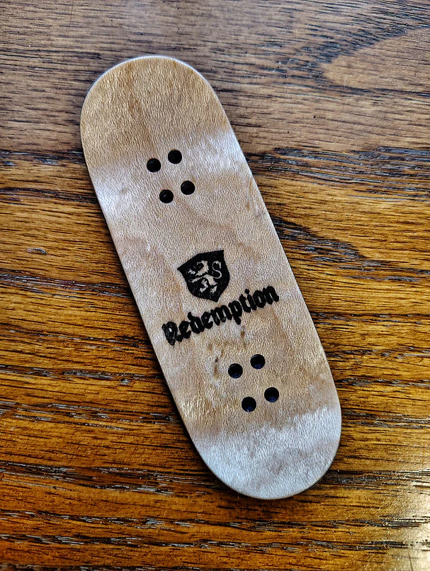 Redemption Fingerboard Deck - Mini Logo - Image 2