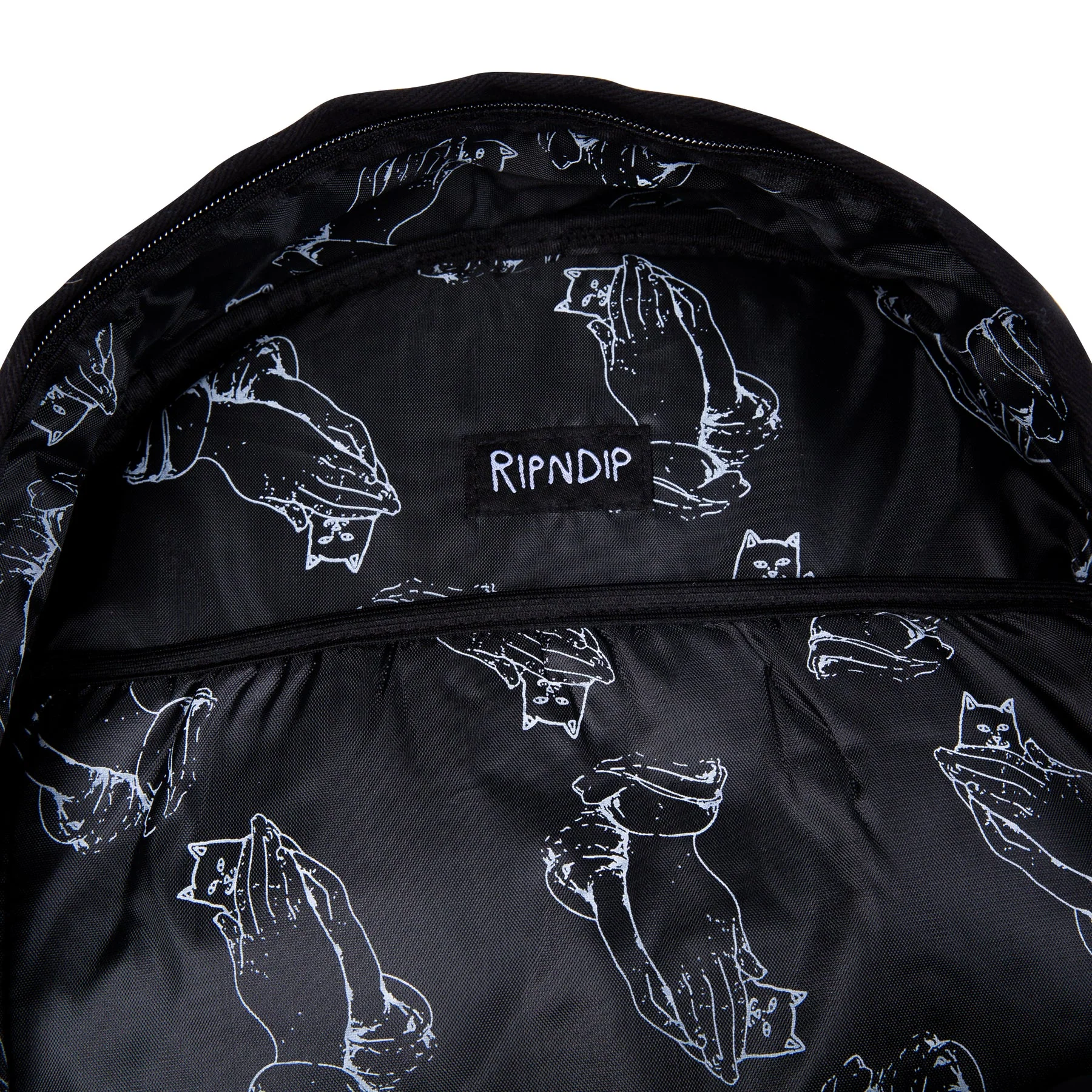 RIPNDIP Lord Nermal Velcro Hands Backpack - Image 4