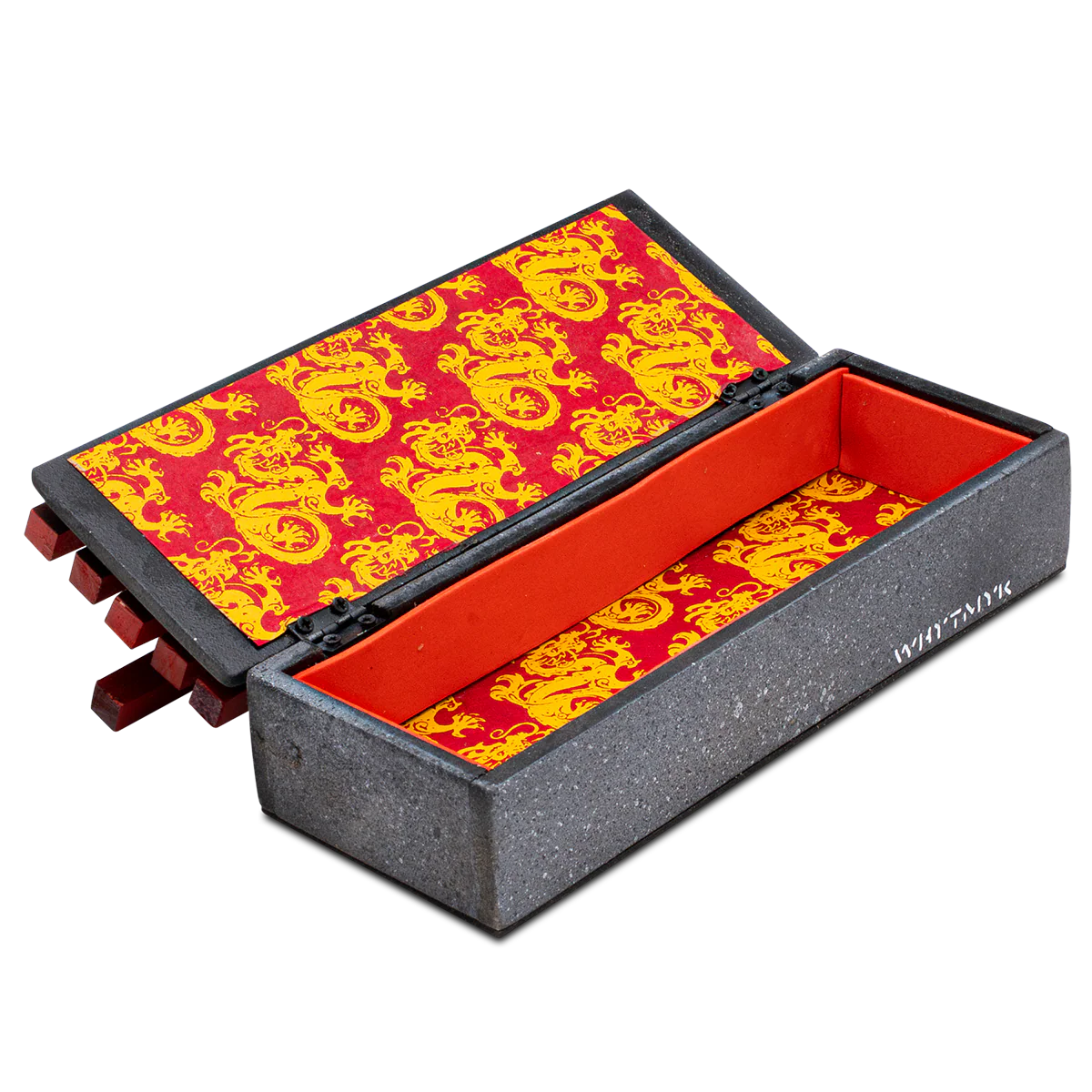 WhytMykConcrete Fingerboard Ramp - Double Bench Box - Image 2