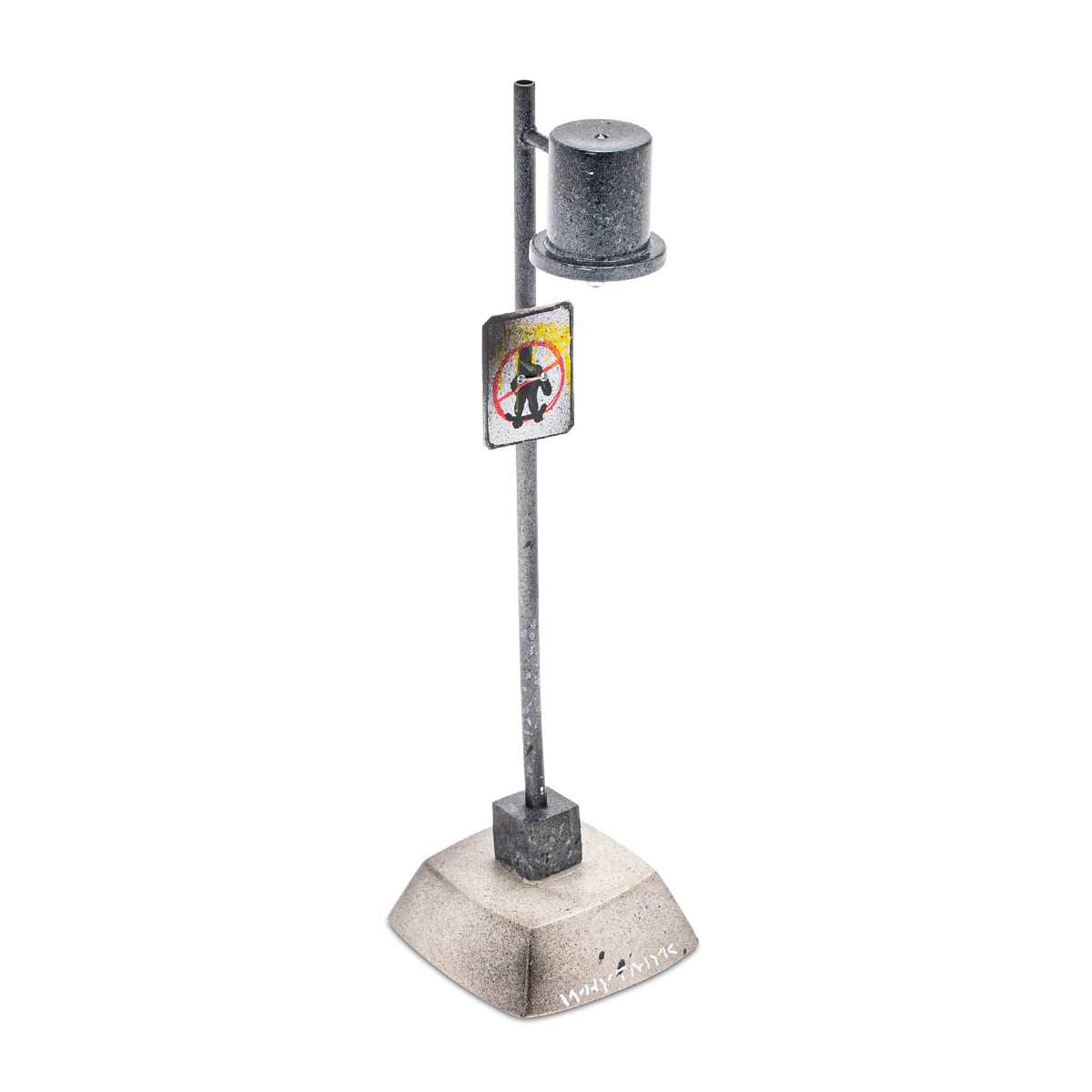 WhytMykConcrete Fingerboard Ramp - Street Light